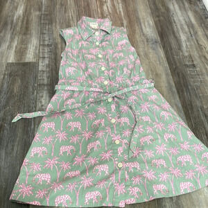 Crewcuts Palm Tree and Elephant Shirtdress - 8